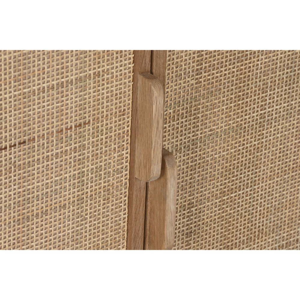 Sideboard Home ESPRIT Natural Rattan Oak MDF Wood 182 x 45 x 71 cm