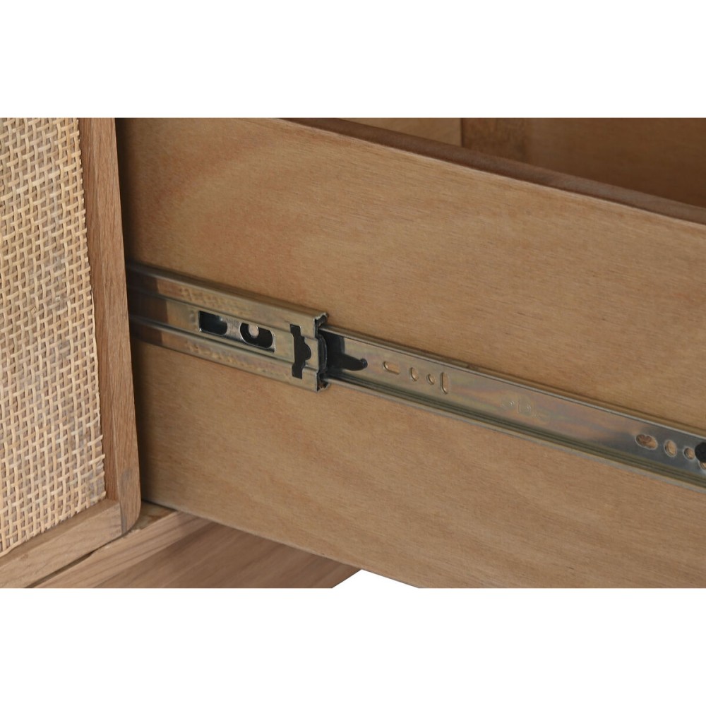 Sideboard Home ESPRIT Natural Rattan Oak MDF Wood 182 x 45 x 71 cm