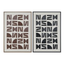 Canvas Home ESPRIT Canvas MDF Wood 63 x 3,8 x 93 cm