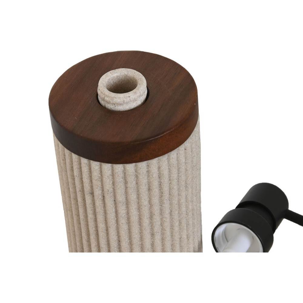 Distributeur de Savon Home ESPRIT Marron Noir Beige Résine Acacia 10 x 8 x 17,5 cm