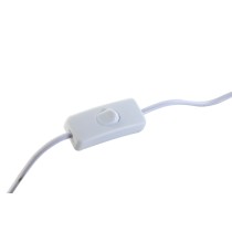 Tischlampe Home ESPRIT Weiß Beige aus Keramik 220 V 15 x 15 x 28 cm (2 Stück)