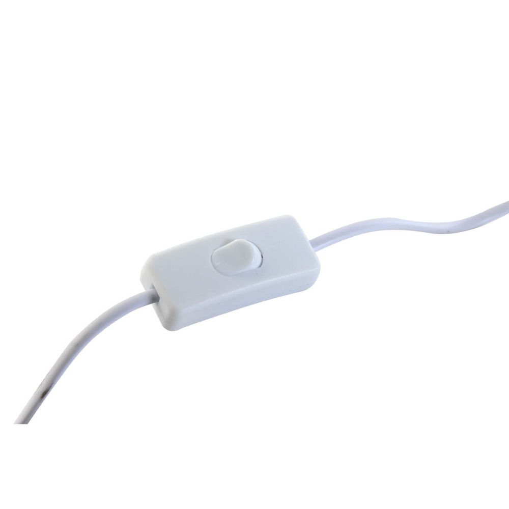 Tischlampe Home ESPRIT Weiß Beige aus Keramik 220 V 15 x 15 x 28 cm (2 Stück)