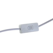 Tischlampe Home ESPRIT Weiß Beige aus Keramik 50 W 220 V (2 Stück)