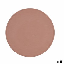 Flacher Teller Quid Mineral Terrakotta aus Keramik 33 cm (6 Stück)