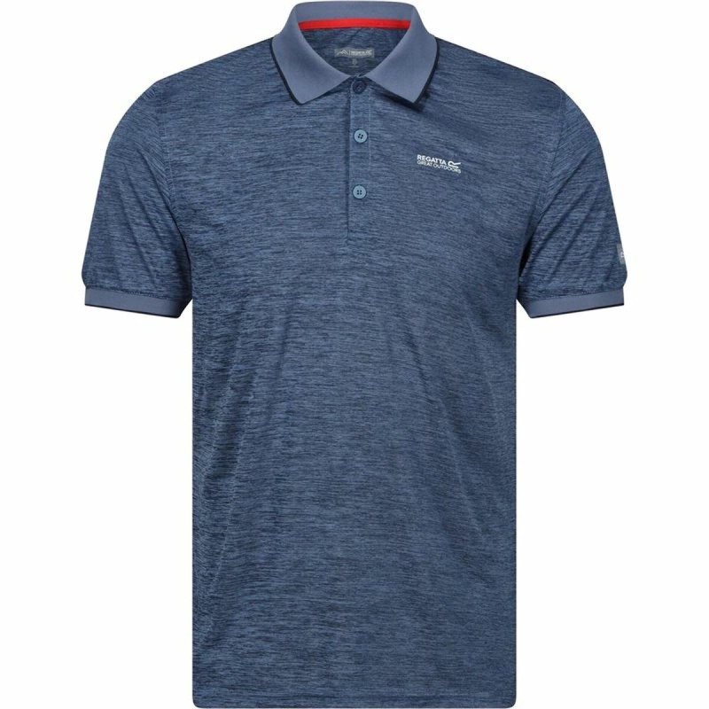 Herren Kurzarm-Poloshirt Regatta Remex II Blau