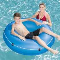 Bestway Flotteur Gonflable Lisse avec Corde Couleur Assortie D119 cm +12 Ans Plage et Piscine 36120
