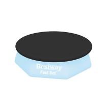 Swimming Pool Cover Bestway Black Ø 244 cm (1 Unit)
