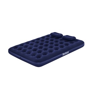 Bestway Doppelmatratze mit Aufbläser und Kissen 203x152x22 cm Aufblasbar und Camping 67374