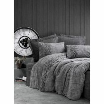 Bettbezug-Set Grau 220 x 240 cm