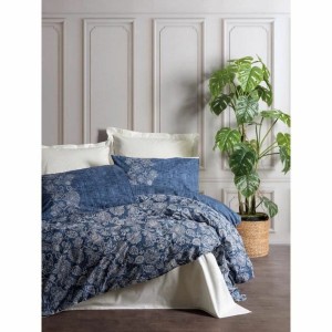 Bettbezug-Set Blau 220 x 240 cm