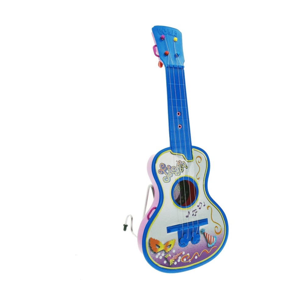 Guitare pour Enfant Reig Party 4 Cordes Bleu Blanc