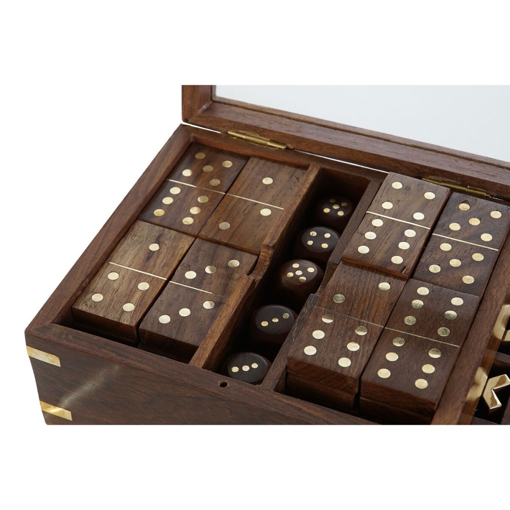 Jeux Home ESPRIT Bois Verre 15 x 15 x 7 cm