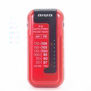 Transistor Radio Aiwa R22RD Red