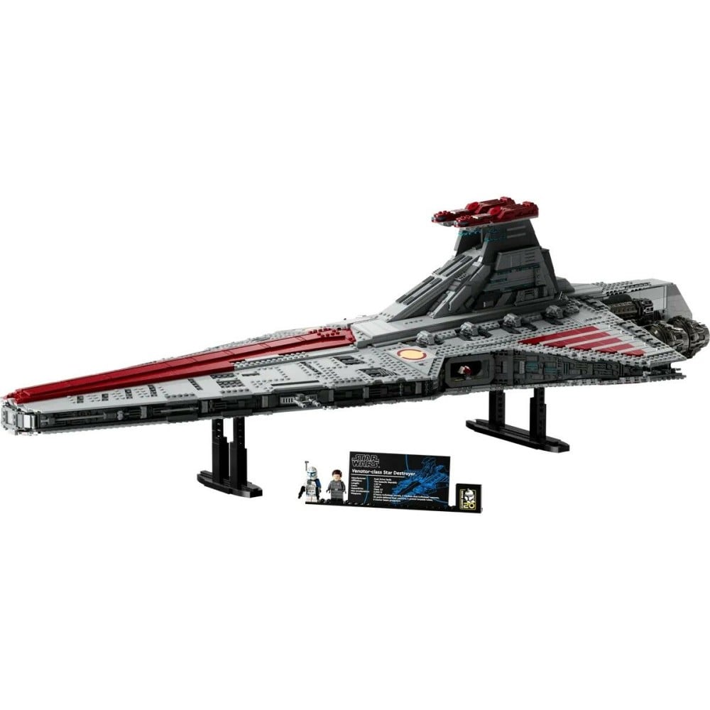 Konstruktionsspiel Lego 75367 Venator class - Republic attack cruiser Schwarz 5374 Stücke