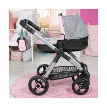 Puppenwägelchen Reig Stule Pram Grau 63 cm