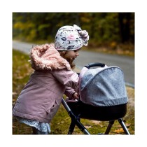 Puppenwägelchen Reig Stule Pram Grau 63 cm