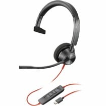 Kopfhörer mit Mikrofon HP 8X216AA Schwarz