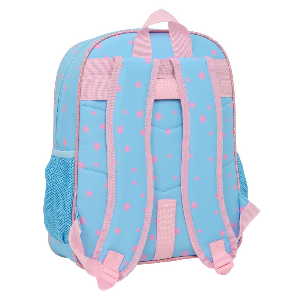 Cartable Lilo & Stitch Happy Bleu ciel 32 x 38 x 12 cm