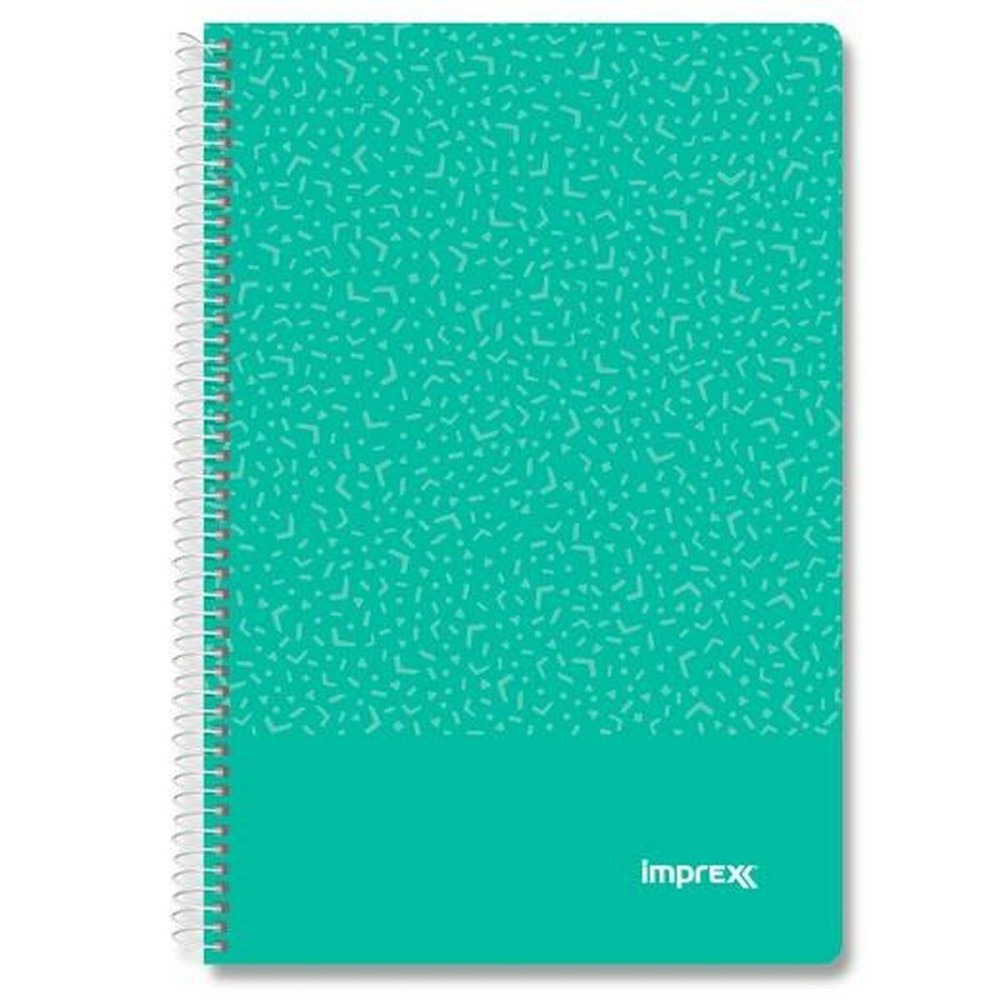 Cahier Imprex Vert Din A4 80 Volets (4 Unités)