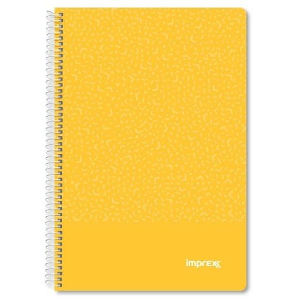 Cahier Imprex Jaune Din A4 80 Volets (4 Unités)