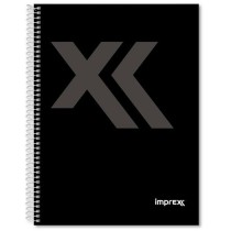 Cahier Imprex Noir Din A4 80 Volets (4 Unités)