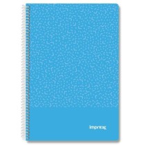 Notebook Imprex Blue Din A4 80 Sheets (4 Units)