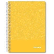 Notebook Imprex Yellow A5 80 Sheets (4 Units)