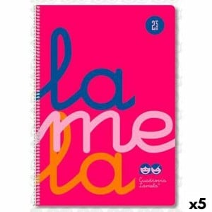 Ringbuch der Ringe Lamela Rosa Din A4 80 Blatt (5 Stück)