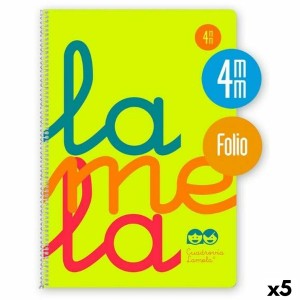 Ringbuch der Ringe Lamela Gelb Din A4 80 Blatt (5 Stück)