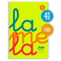 Book of Rings Lamela Yellow Din A4 80 Sheets (5 Units)