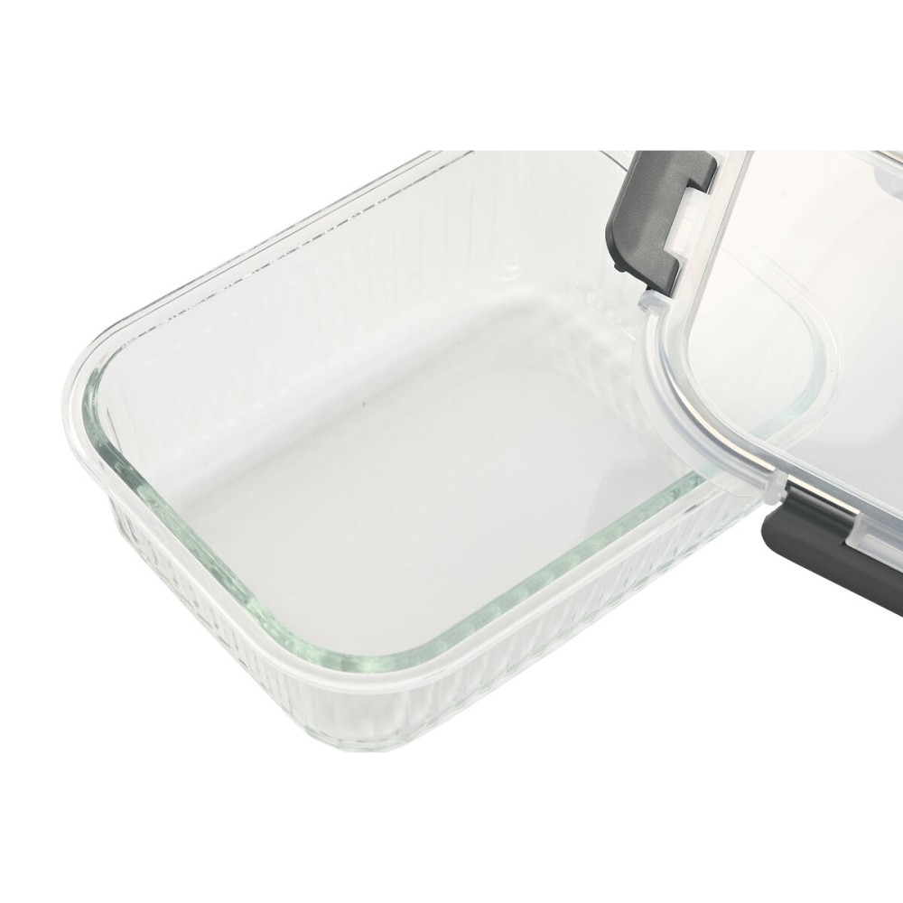 Lunch box Home ESPRIT Transparent polypropylene Borosilicate Glass 1,5 L