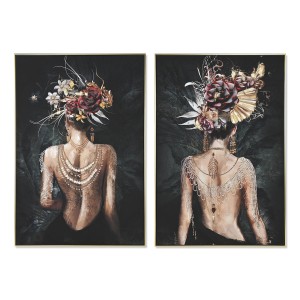 Canvas Home ESPRIT polystyrene Canvas 80 x 3,5 x 120 cm