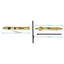 Solskærm Gelb 220 cm UPF 50+