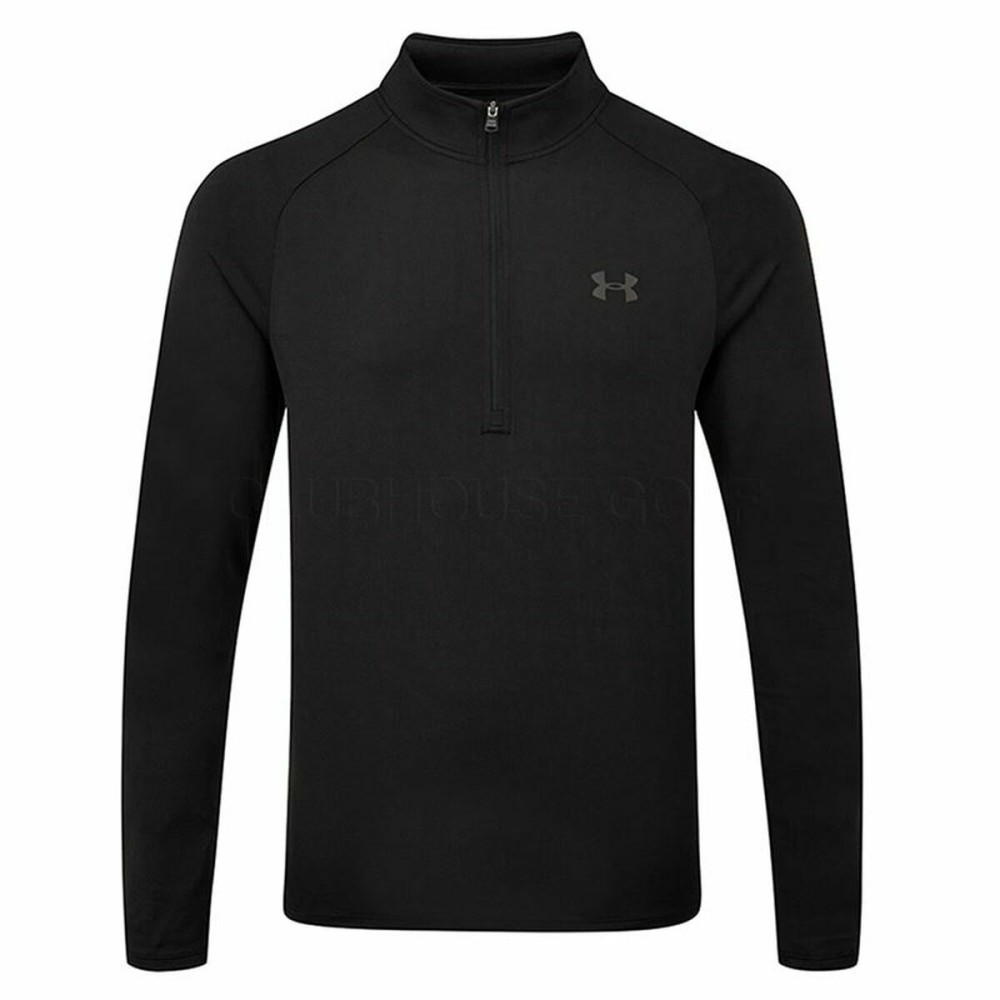 Herren Langarm-Hemd Under Armour Tech Schwarz