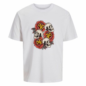 T-shirt à manches courtes enfant Jack & Jones Joranatomy Skull Ss Crew Neck