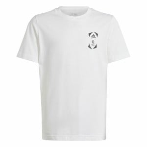 Short Sleeve T-Shirt Adidas EURO 24 White