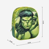 Schulrucksack The Avengers grün 25 x 31 x 10 cm