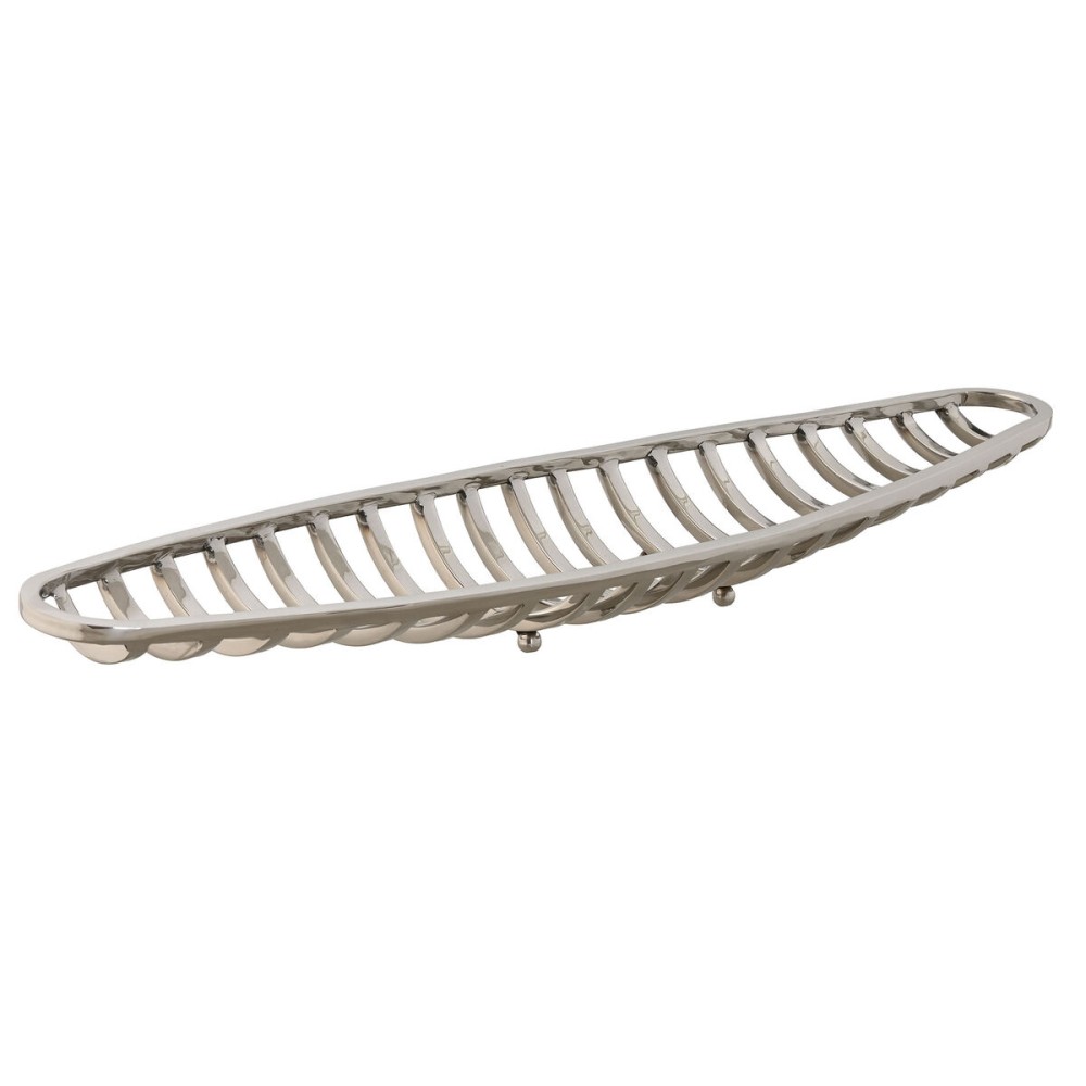 Centerpiece Home ESPRIT Silver Steel 51 x 12 x 6 cm