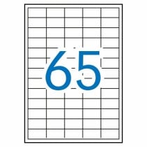 Adhesive labels Apli 1283 White 100 Sheets 38 x 21,2 mm