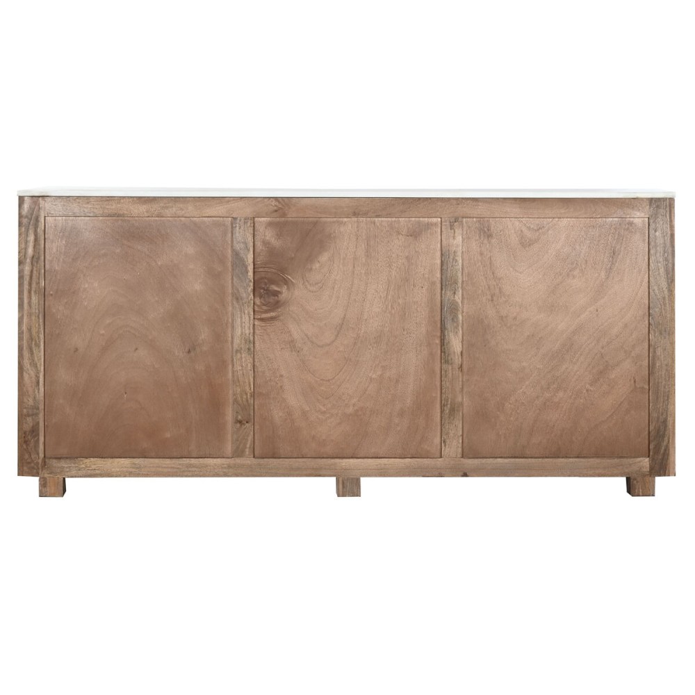 Sideboard Home ESPRIT White Brown Marble Mango wood 162,5 x 47 x 76 cm
