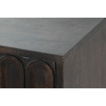 Sideboard Home ESPRIT Golden Dark brown Metal Mango wood 157,5 x 47 x 76,2 cm