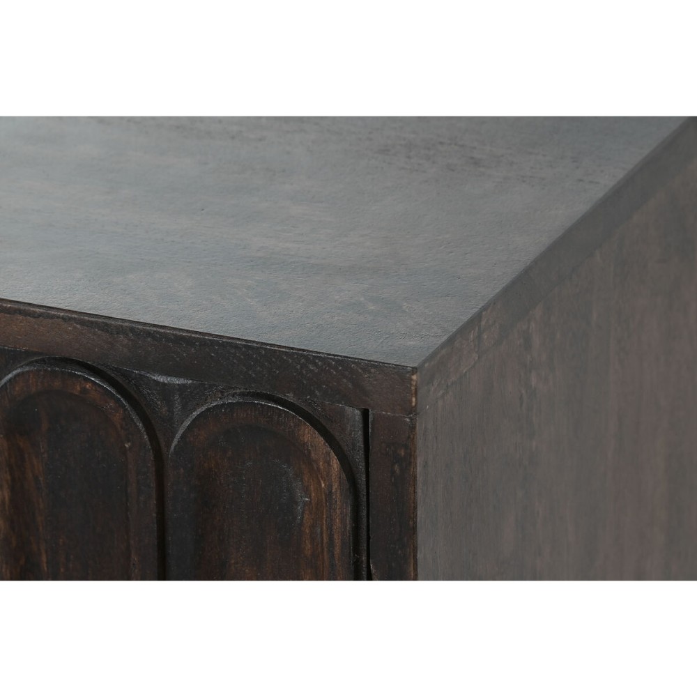 Sideboard Home ESPRIT Golden Dark brown Metal Mango wood 157,5 x 47 x 76,2 cm