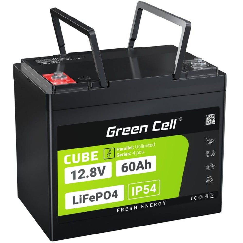 Batterie für Unterbrechungsfreies Stromversorgungssystem USV Green Cell LFPGC12V60AH 60 Ah 768 Wh