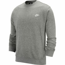 Men’s Sweatshirt without Hood Nike Sportswear Club Grey Light grey M