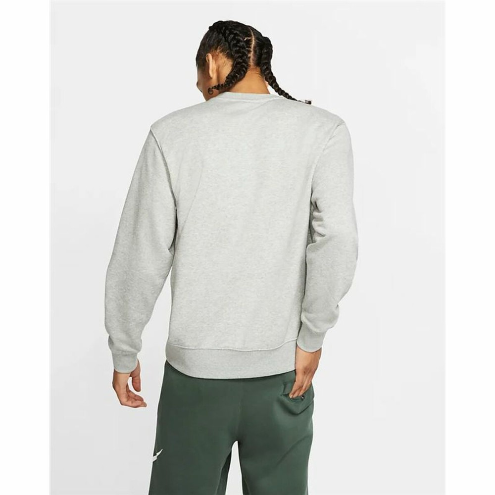 Men’s Sweatshirt without Hood Nike Sportswear Club Grey Light grey M