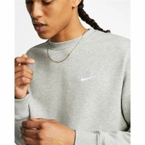 Men’s Sweatshirt without Hood Nike Sportswear Club Grey Light grey M