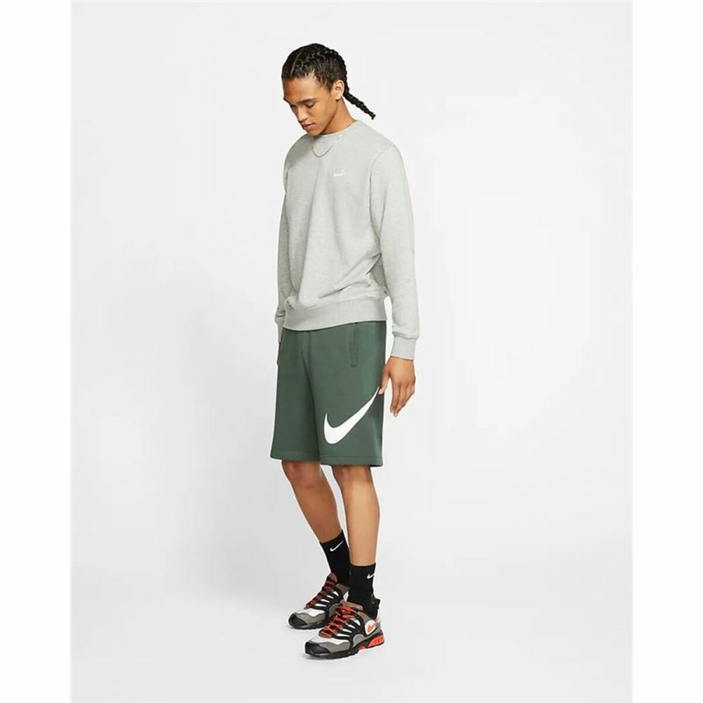 Men’s Sweatshirt without Hood Nike Sportswear Club Grey Light grey M