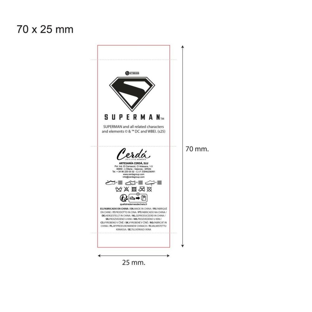 House Slippers Superman Black