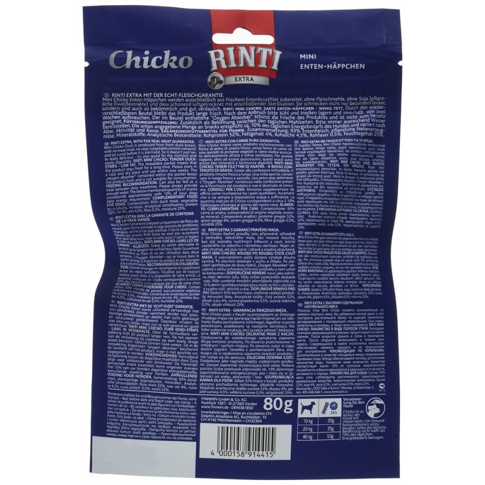 Hundesnack Rinti Ente 80 g
