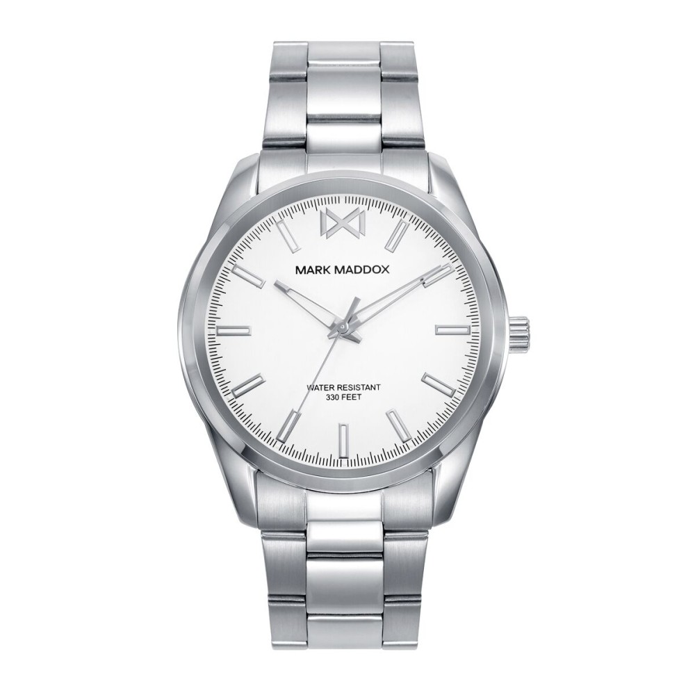 Herrenuhr Mark Maddox HM0150-07 Weiß Silberfarben